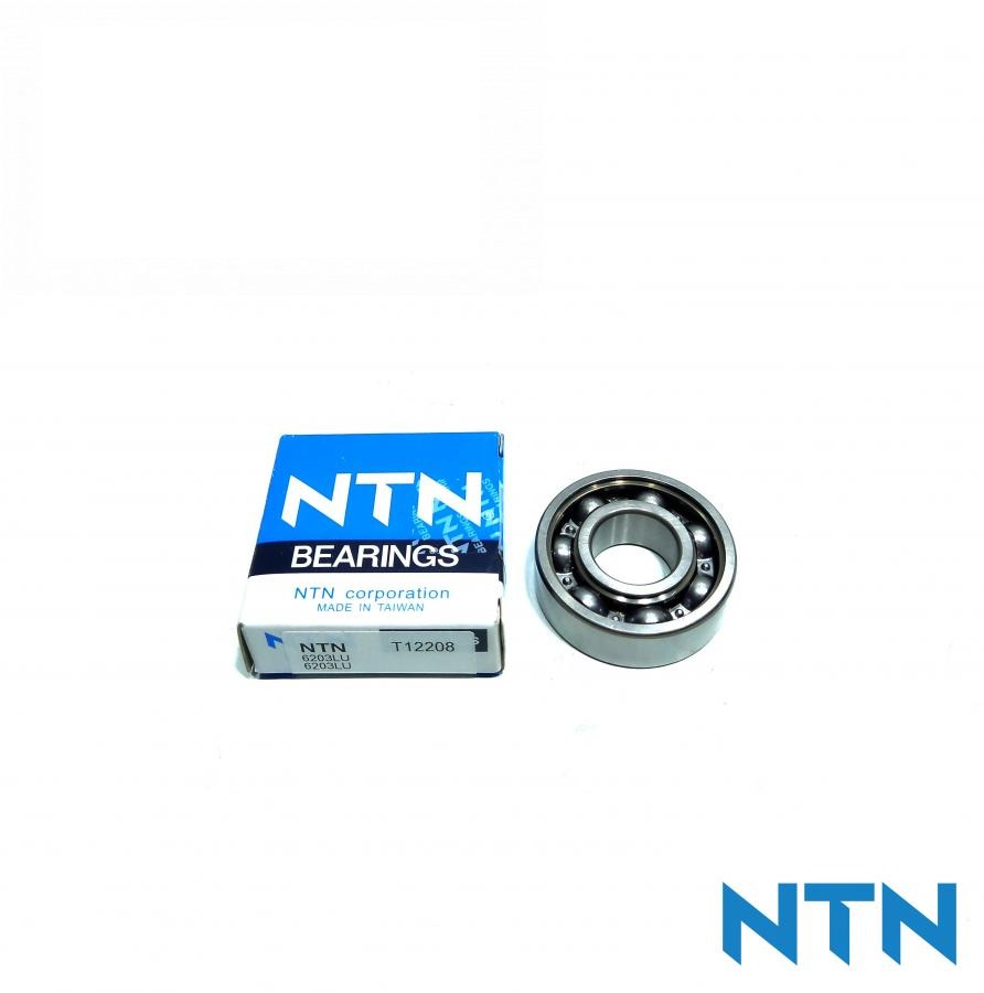 підшипник 6203LU (6203-1RS) (відкритий з однієї сторони) (NTN, Японія)