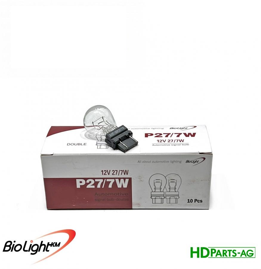 лампа розжарення 3157 12V 27/7W CLEAR (RE49778, H133384, 3157, 17945) (HDParts-AG, Корея)