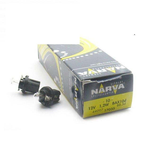 лампа накалювання "Plastic base lamps BAX" 12В 1,2Вт (R107890, AL65575, T145425) (NARVA, Німеччина)