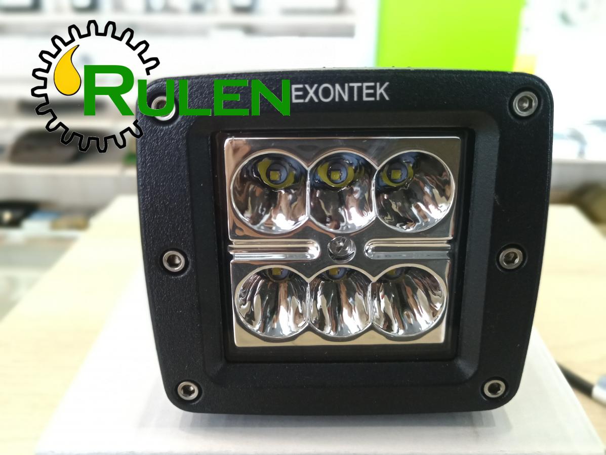 фара світлодіодна LED Work Light 18W square Spot beam, ETK-WL-18W-SQ2 (CREE)