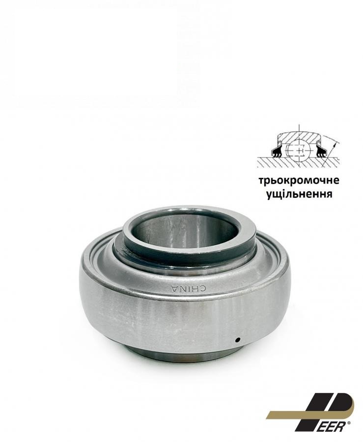 підшипник з трьохкромковим ущільненням HC208-24 AGRI PREMIUM (JD9434, G1108KRRB, 454113R91, 84330074)  (PEER-SKF)