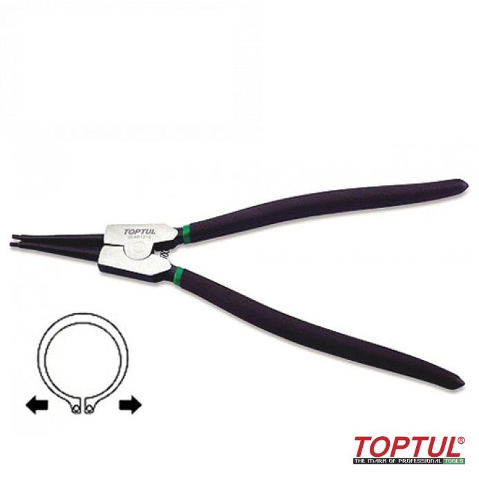 круглогубці для зняття стопорних кілець 12 " (розжим прямі) DCAB1212 (TOPTUL, Тайвань)