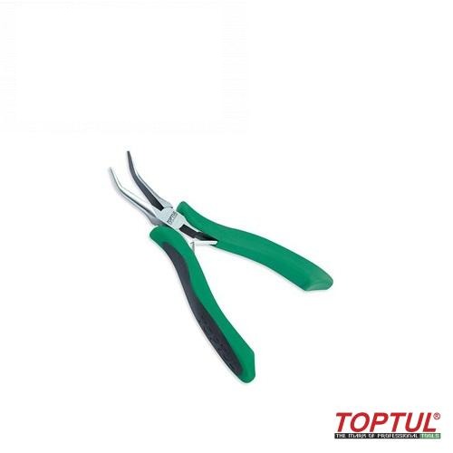 плоскогубці  з подовжен.губками 6" загнуті DFCK2206 (TOPTUL, Тайвань)