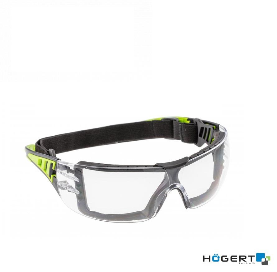 окуляри захисні без кольору HOEGERT LOTZEN, універсальний розмір HT5K010 (HOEGERT, Німеччина)