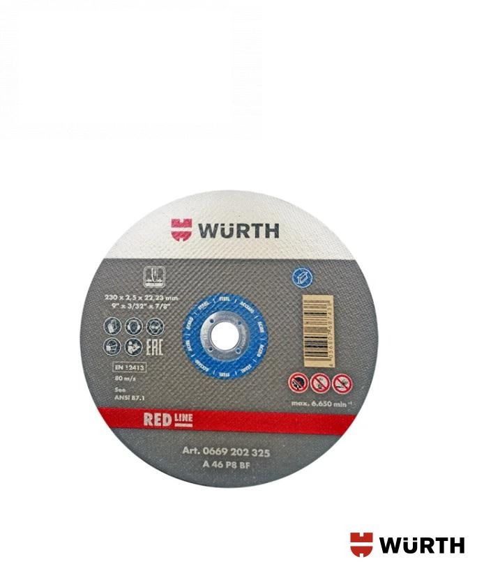 круг відрізний BLUE-ST-SR-TH2,5-BR22,23-D230MM RED LINE 0669202325 (WURTH)