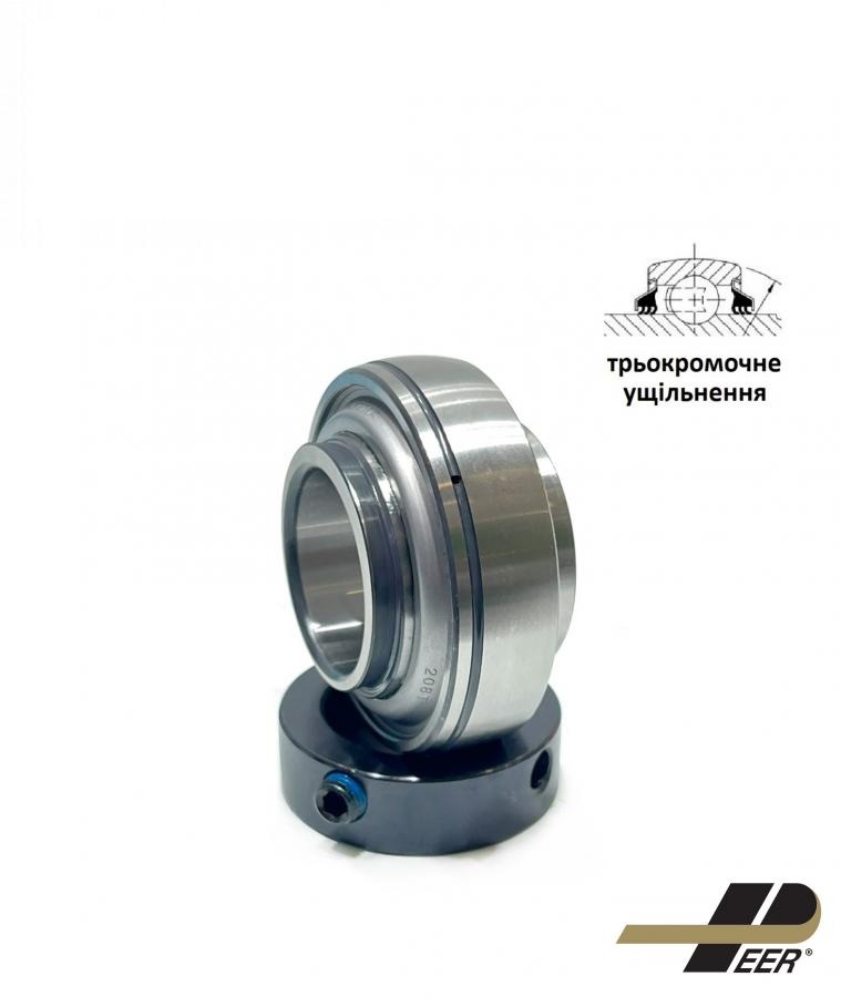 підшипник з трьохкромковим ущільненням HC208 AGRI PREMIUM (AH139297+AL14674, JD39107, GE40KRRB, A-RL208D1C3, 216330.0, 212609, 238380.0, 212718.0, 412295M1, 036308P1, 3734161M1, 1347233C1, 84057307, 87605593) (PEER-SKF)