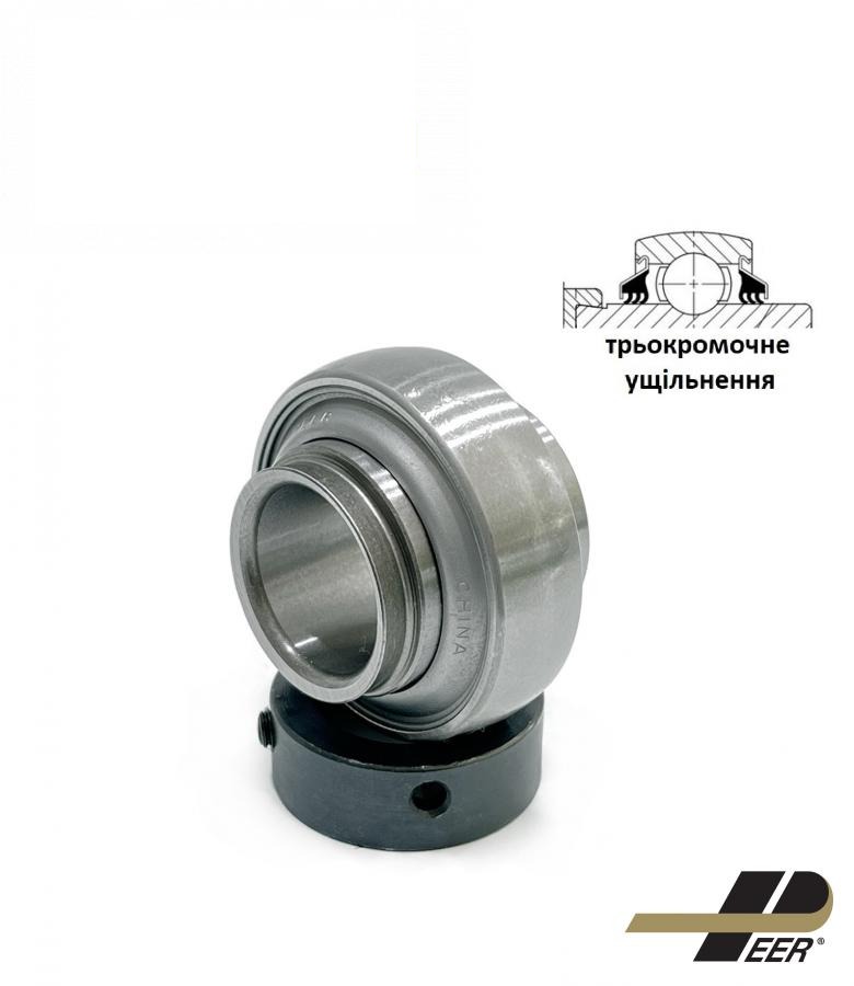 підшипник кульковий (необслуговуємий, посилений) HCN205 AGRI PREMIUM (HXE93567, E25KRRB) (PEER-SKF)