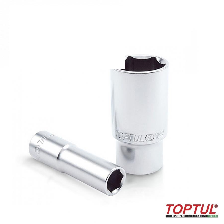 головка торцева довга  1/2"  20мм BAEE1620 (TOPTUL, Тайвань)