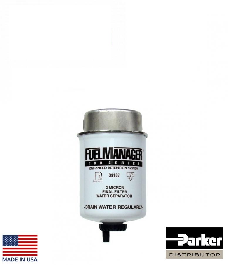 фільтр паливний 39187P тонкої очистки (RE526557, WK8166, 11350440) (PARKER, США)