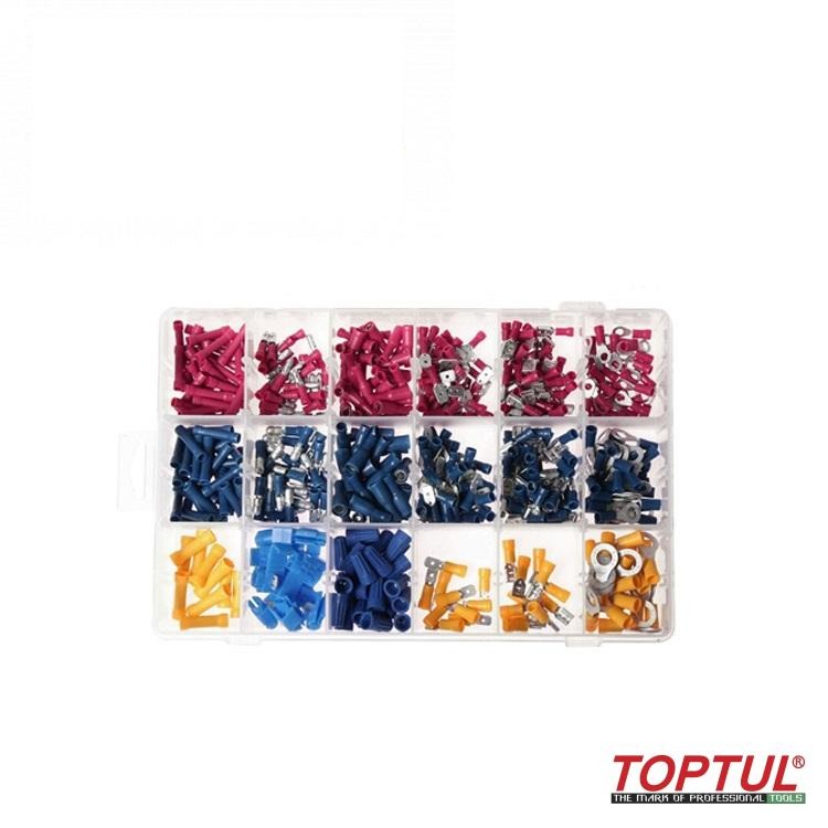 комплект клем ізольованих 530шт. 2027 JTC (TOPTUL, Тайвань)