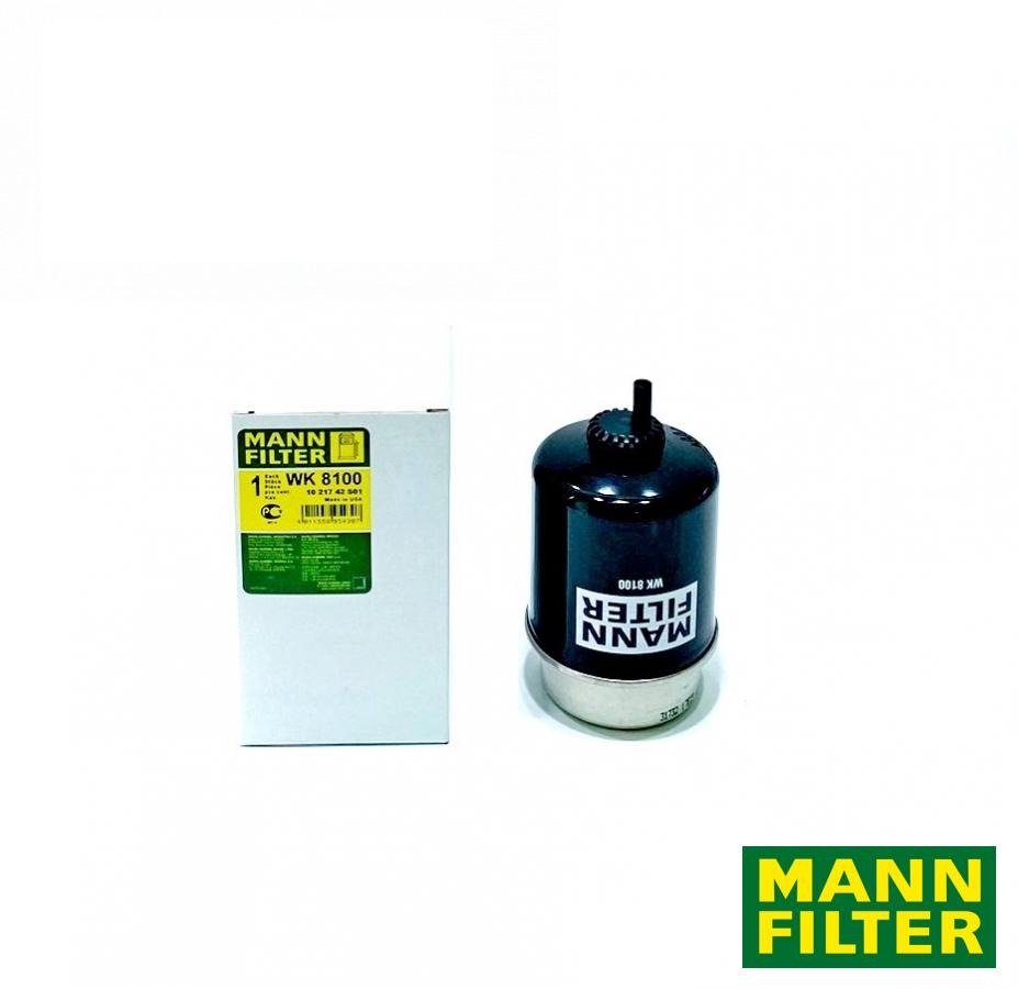 паливний фільтр WK8100 (RE62418, P551423, RE53400, RE64450)  (MANN-FILTER, Німеччина)