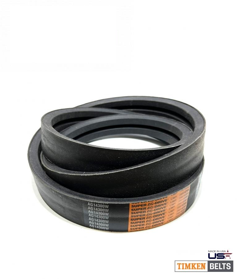 пас AG14300W (H202821, HXE88564, 2RHC112, 1001759, 0227263, 0227262) (TIMKEN BELTS, США)