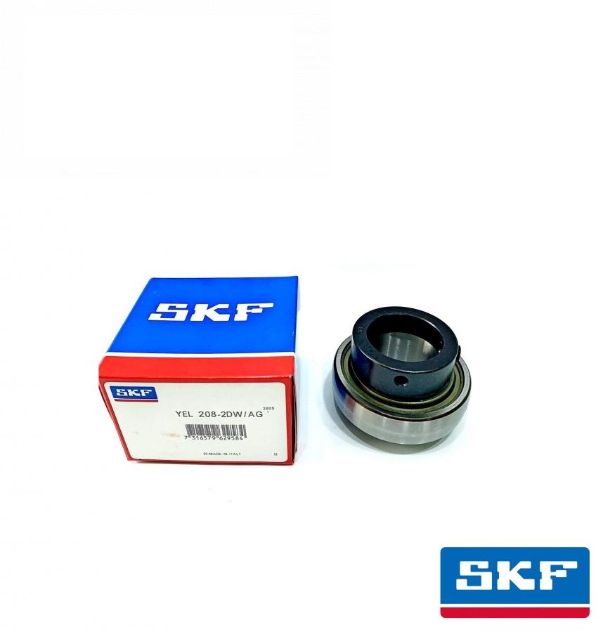 підшипник кульковий YEL208-2DW/AG (RL208C3, E40KRRB, JD39109, AXE61820, 84057307, 87605593, 455805) (SKF, США)