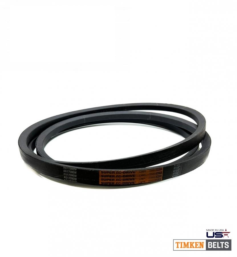 пас AG17590W (H219182, H168301, H141417, Z36499, HC134, 191290C1, 3157994R1, 753053, 80321582, 1000708, 0102257) (TIMKEN BELTS, США)