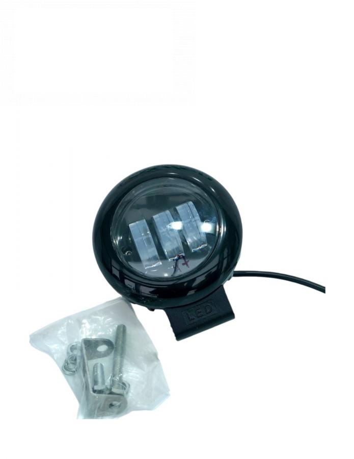 балка світлодіодна LED Work Light 30W Round, Black Color, Flood Beam ETK-WL-30W-RD-BLK (CREE)