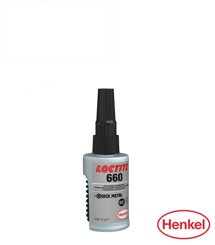 фіксатор високої міцності, зазор до 0,5 мм Loctite 660 50 мл  (Henkel, Німеччина)