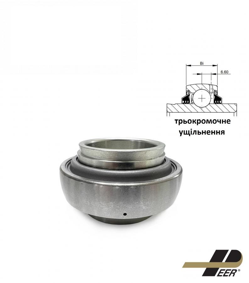підшипник з трьохкромковим ущільненням HC210-A AGRI PREMIUM (GE50KRRB, 214439.0, 214439, 216429, AXE12177, AH232668, AH212944, 87338613, 87338614, YEL210-2F) (PEER-SKF)
