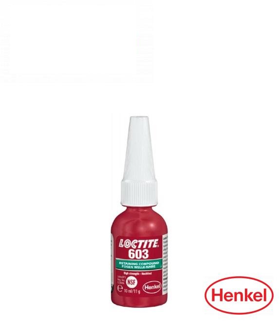 фіксатор циліндрових з'єднань, зазор до 0,1мм Loctite 603 10ML (Henkel, Німеччина)