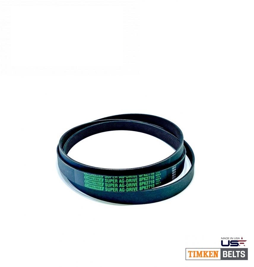 пас AG22580R (R269531, R181918, R128210, HXE80480, R269530, 84036070, 8PK2710)  (TIMKEN BELTS, США)
