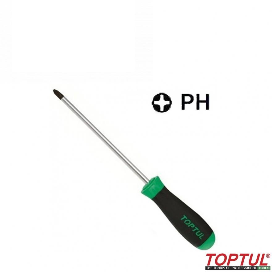 викрутка хрестова PH1 x 100mm FBAB0110 (TOPTUL, Тайвань)