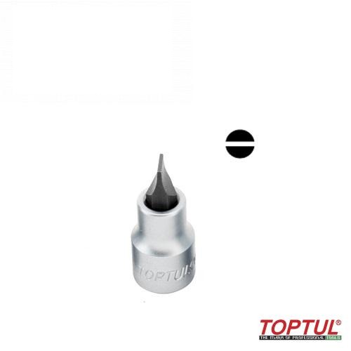 голівка з шліцьовою насадкою 6.5mm  37mm 1/4" BCCA086E (TOPTUL, Тайвань)