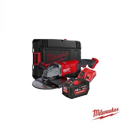 кутова шліфувальна машина акумуляторна MILWAUKEE, M18 FLAG230XPDB-121C, 230мм (+зар.пр., 1акум.Х12А) 4933464115 (MILWAUKEE, США)