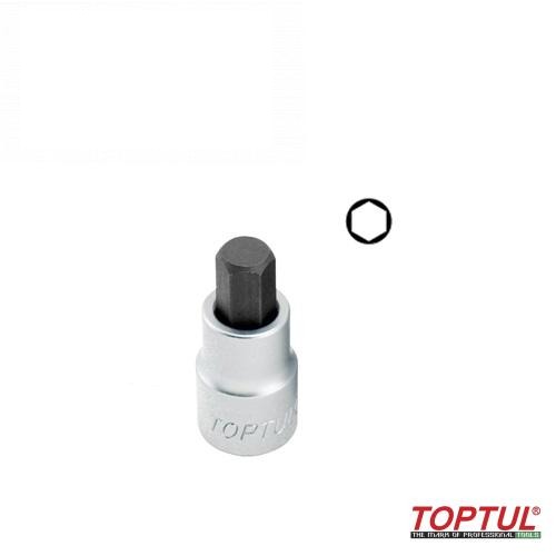 головка з насадкою HEX 10 mm 55mm 1/2" BCDA1610 (TOPTUL, Тайвань)