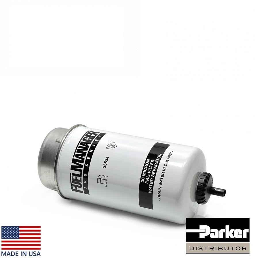 фільтр паливний грубої очистки 35634P (RE509036, RE517180, WK8134, L8867F) (PARKER, США)