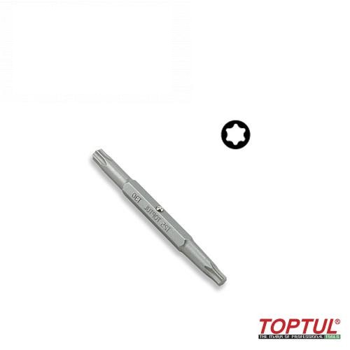 насадка 1/4" двохстороння T15xT20  L75мм FKCA1520 (TOPTUL, Тайвань)