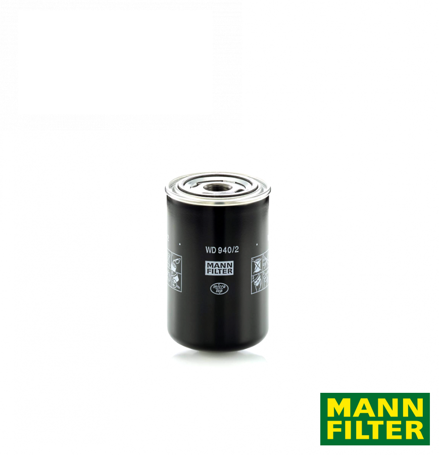 фільтр гідравлічний WD940/2 (RE17380) (MANN-FILTER, Німеччина)