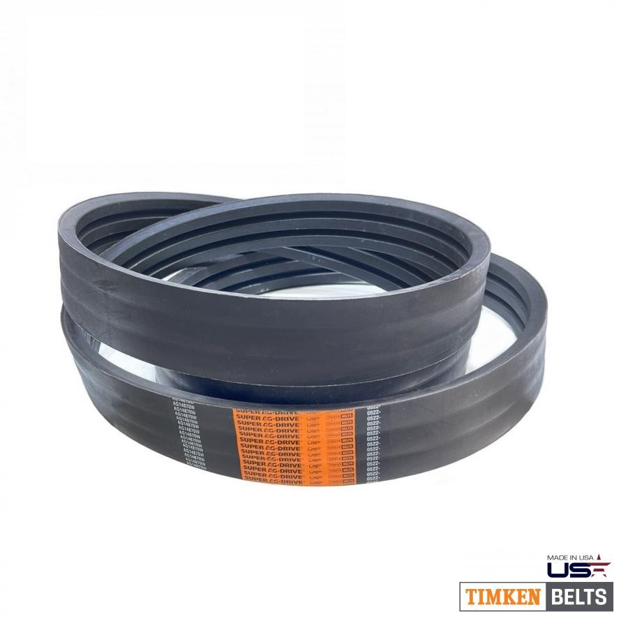 пас AG14870W (H162310, HXE36535, 3RHC165, 0244394,1004598) (TIMKEN BELTS, США)