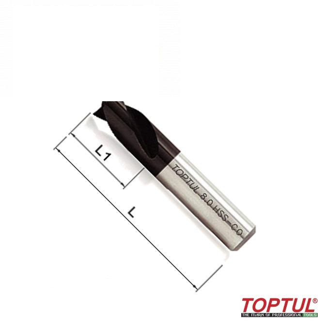 свердло d8mm, L80mm для висвердлювання точкового зварювання JJAX0821 (TOPTUL, Тайвань)