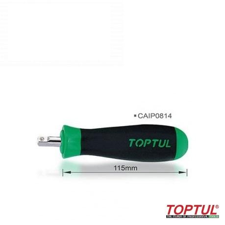 вороток-викрутка 1/4" 135мм (гумова ручка) CAIP0814 (TOPTUL, Тайвань)