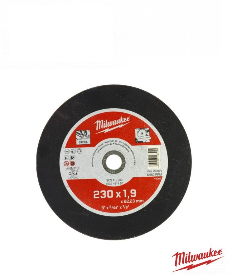 відрізний диск SCS 41/230х1,9 (1 шт) 4932451480 (MILWAUKEE, США)