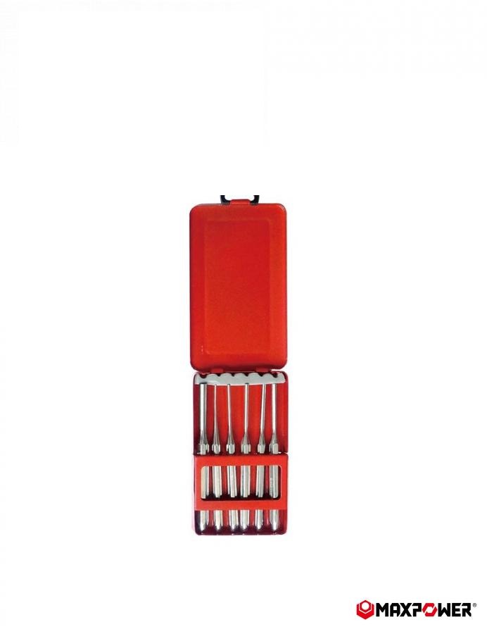 набір восьмигранних сталевих вибивачів (6од.) M07760 (MAXPOWER)
