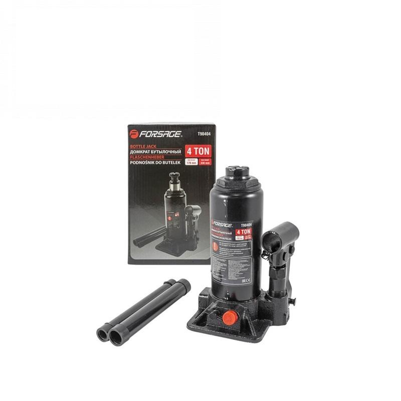 домкрат пляшковий 4т з клапаном (h min-178мм, h max-338мм) // Forsage F-T90404(DS)