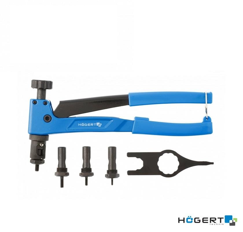 заклепочник для різьбових заклепок (M3-M6, 250 мм)  HT2C180 (HOEGERT, Німеччина)