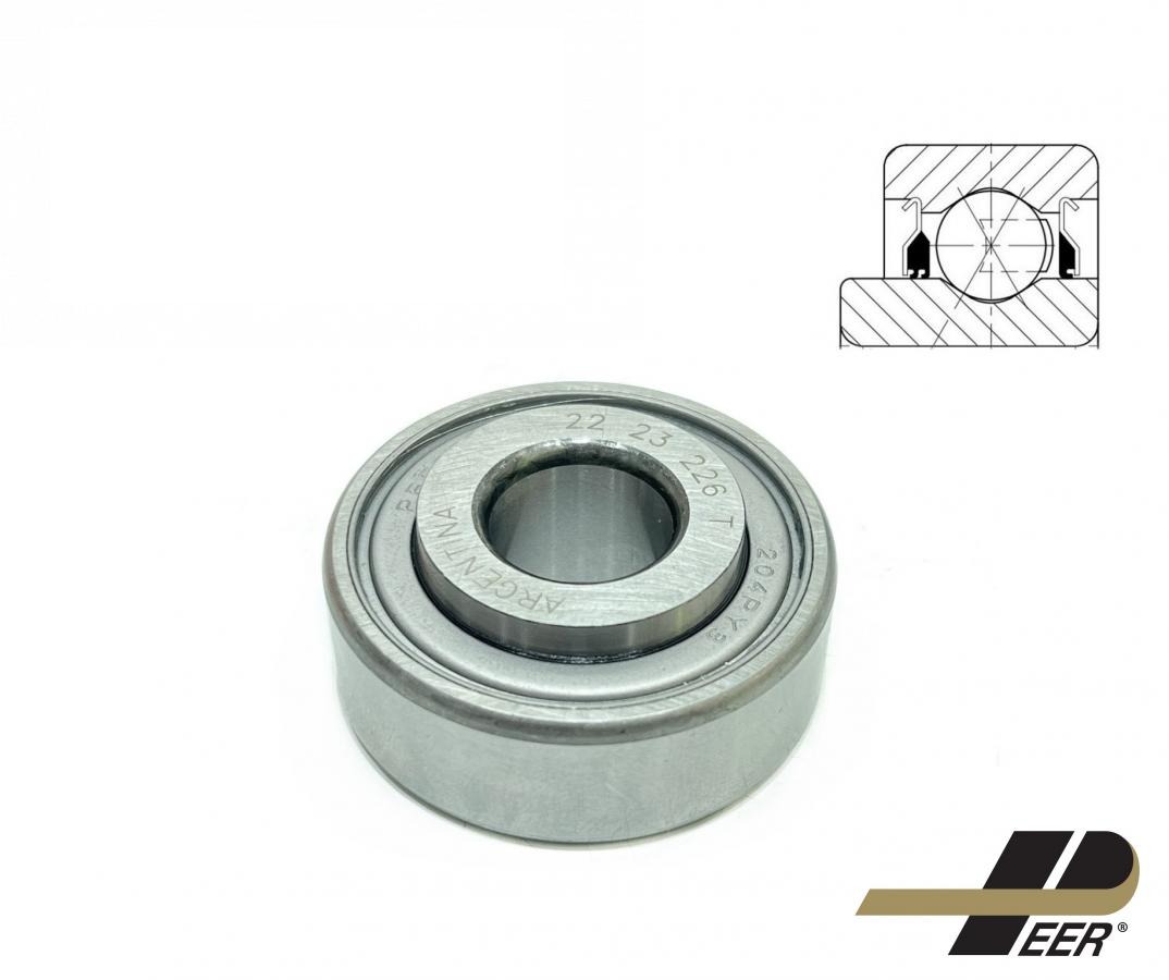 підшипник кульковий BB204RRP3-B  (AA21480, GA2014, 820-003C, 822-011C, 852270, 00310104, 00240199, 40-138, K3030210 KUHN, 493532R91, 145161C91, 1268017C91, 204PY3, 466635, 457709) (PEER-SKF)