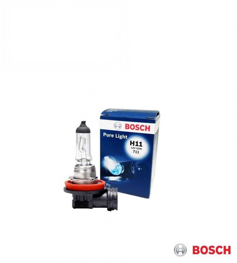 лампа галоген "Pure Light H11" 12В 55Вт 1987 302 084 (BOSCH)