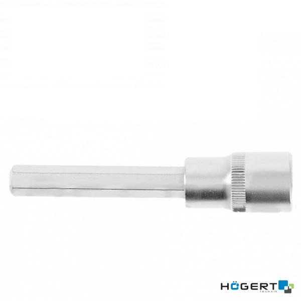 торцева голівка (hex H4 100мм,  1/2")   HT1S524 (HOEGERT, Німеччина)
