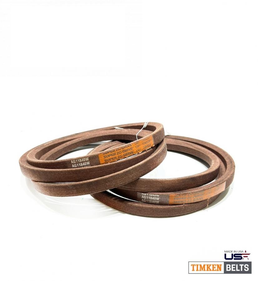 пас AG11840W (AH158880, AH127866, HC94, 1002861) (комплект 2 шт) (TIMKEN BELTS, США)