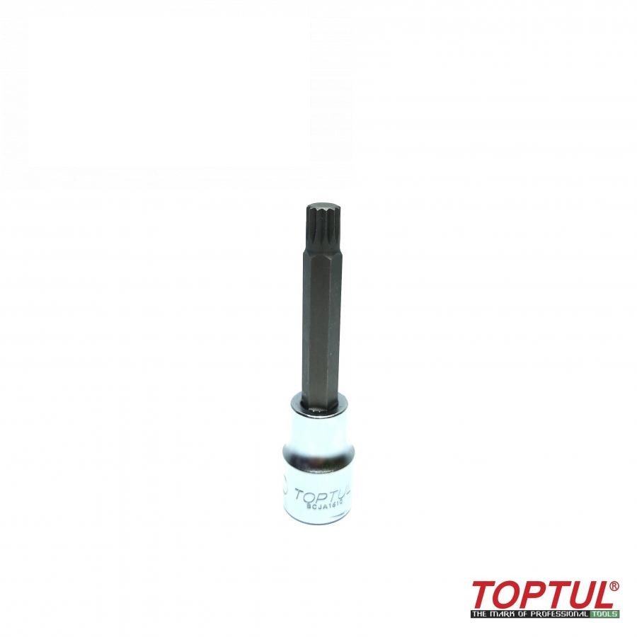 головка з насадкою SPLINE M10 L100mm 1/2 " BCJA1610 (TOPTUL, Тайвань)