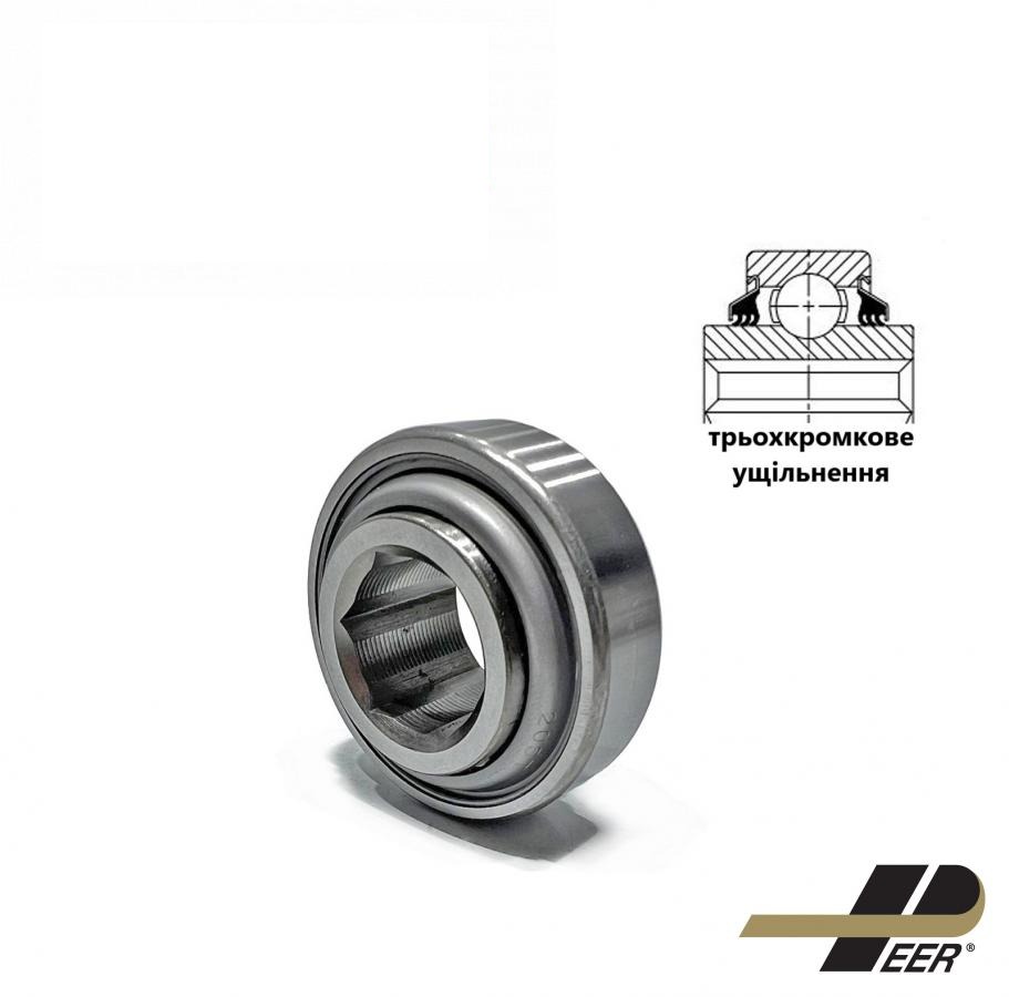 підшипник з трьохкромковим ущільненням 205HRR2-A AGRI PPEMIUM (AA28271, AE29876, GA5116, 842696M1, 8430087, 80049436, 47928691, 101698C91, 205KRR2) (PEER-SKF)