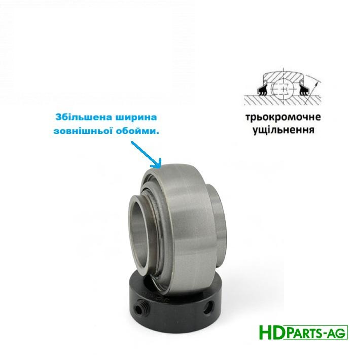 підшипник JD10384X (JD39106 + AZ10045, JD10384, E30KRRB, EX206G2, RL206, YEL206-2DW) (HDParts-AG, Китай)
