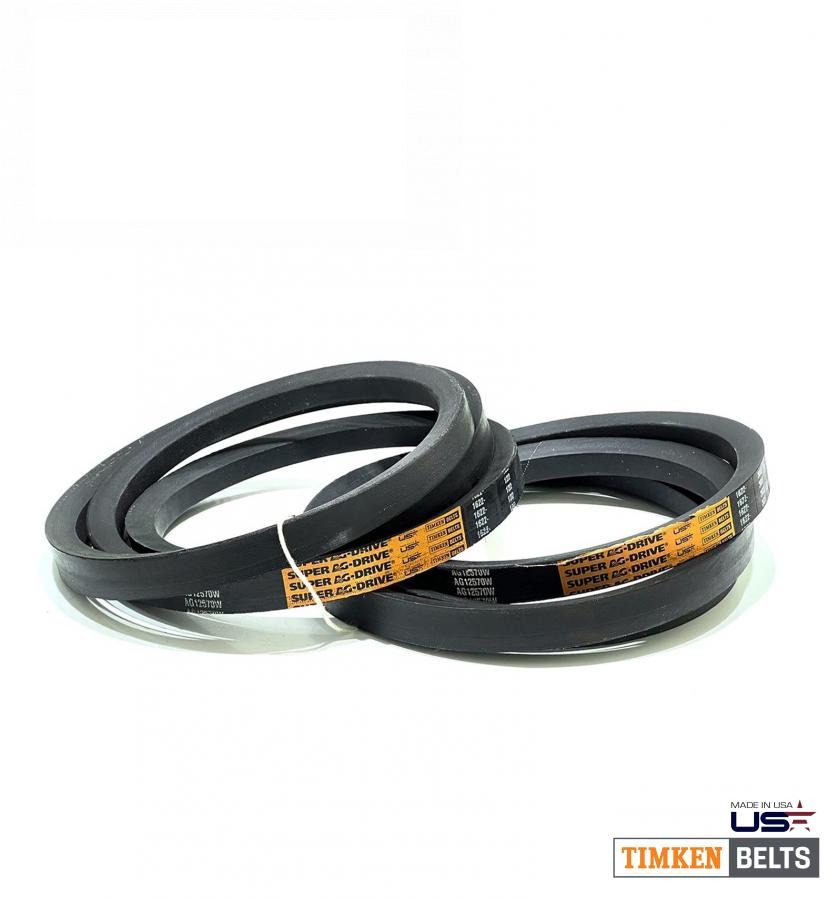 пас  AG12570W (AH139436, AH120918, H145517, HC79, 127934, 1321565C1, 1416852R1, 1976906C1, 210635M1, 323413, 396749, 396750, 437033, 1001382, 0702151) (комплект 2 шт) (TIMKEN BELTS, США)