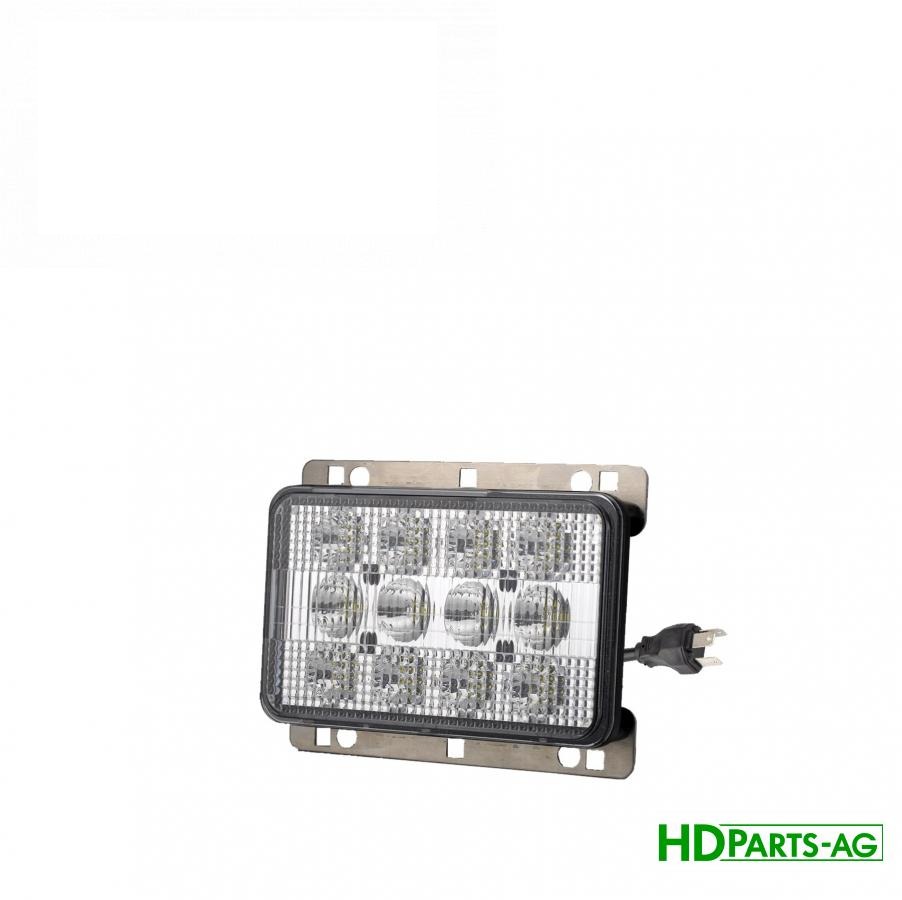 квадратні світлодіодні фари з роз'ємом Rectangular 60W Led work lights With H4 Plug (AL152328, RE269110, AL152329, AL203171, AL204957, AL152330) (HDParts-AG)